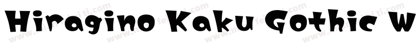Hiragino Kaku Gothic W4字体转换